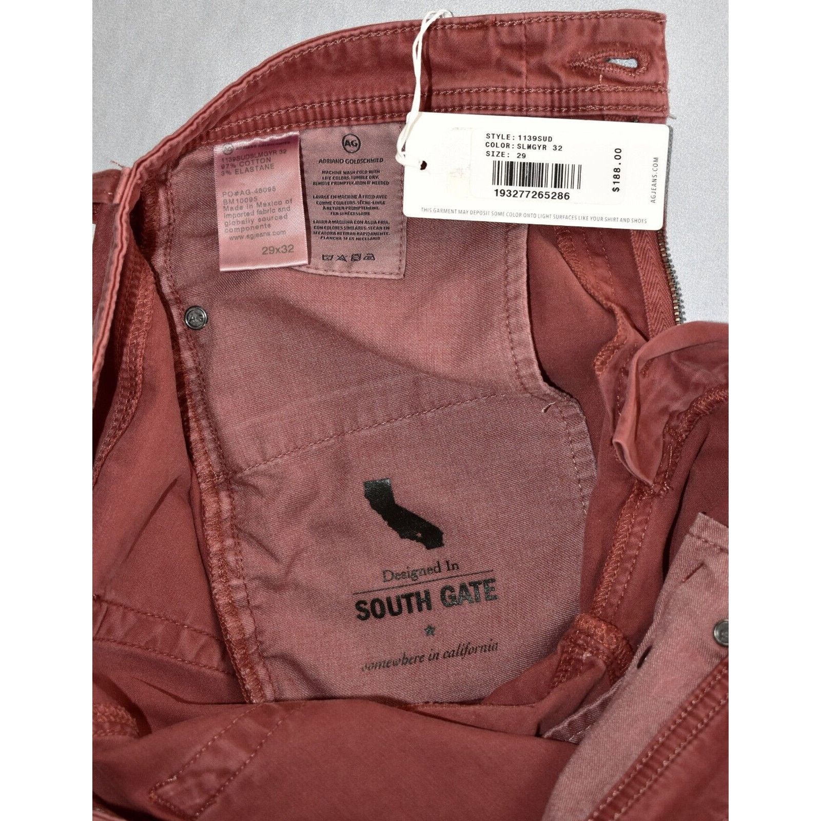 AG Adriano Goldschmied B5 NWT ADRIANO GOLDSCHMIED The Dylan Skinny Jeans 29 $188 Size US 29 - 7 Thumbnail