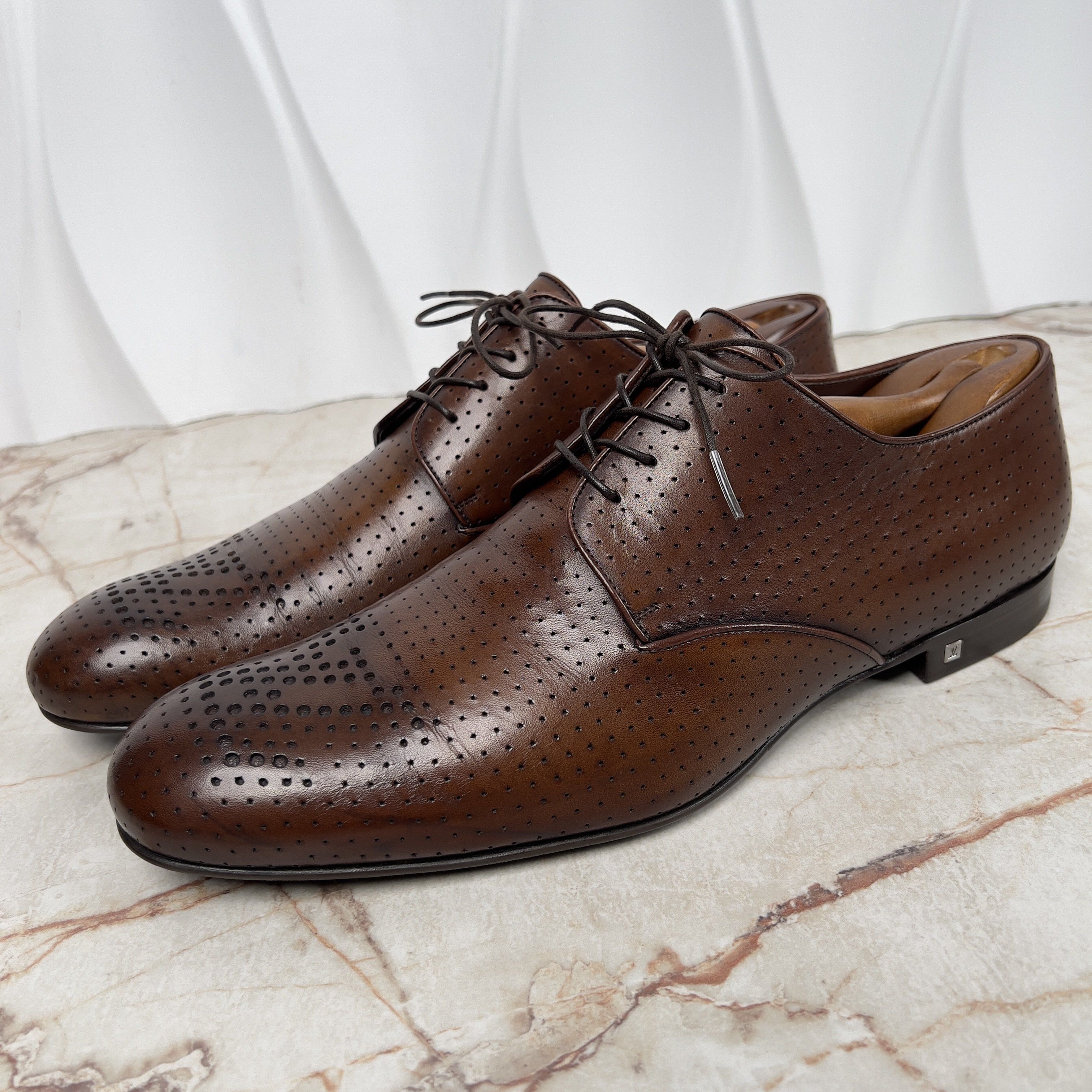 Louis Vuitton Vendome men\'s dress shoes Louis Vuitton Louis Vuitton Vendome Derby Dress Shoes | Grailed main image 2