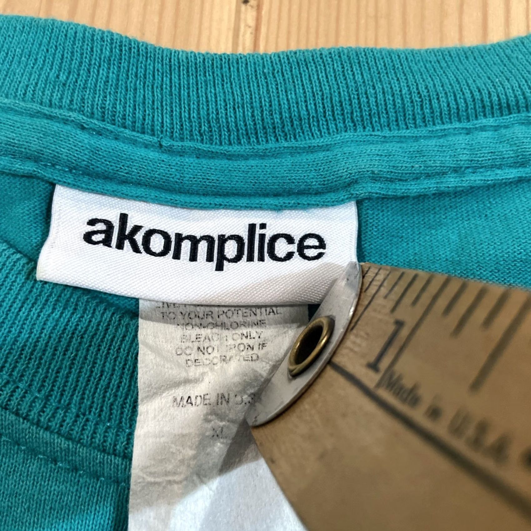 Vintage Akomplice T-Shirt Diamond Mine 2010's Mens XL Blue Short Sleeve Political Shirt Men Size US XL / EU 56 / 4 - 3 Thumbnail