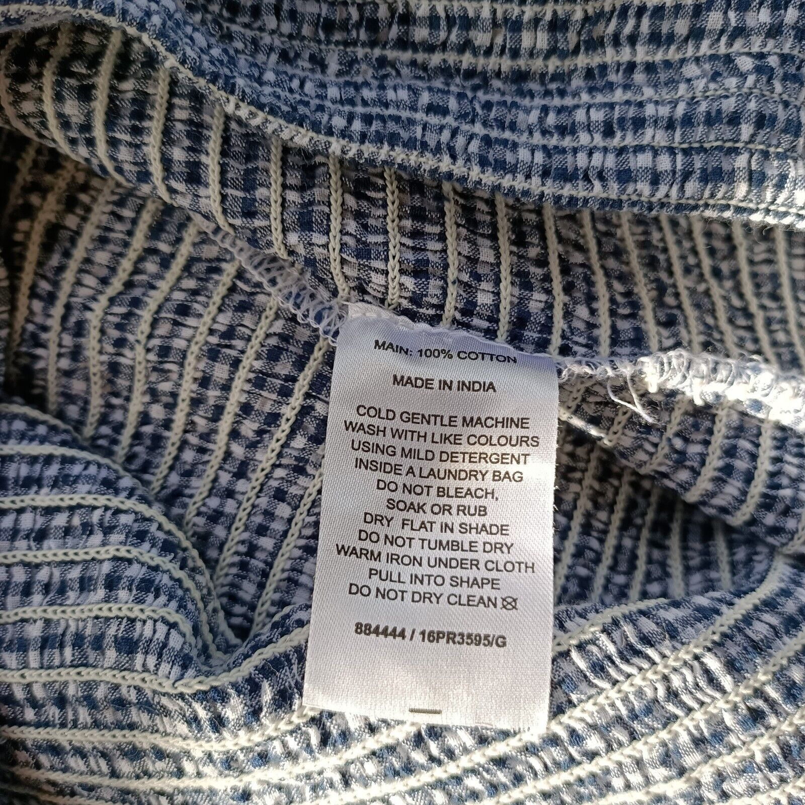 Designer Piper Cami Top Gingham Check Ruffle Cotton Tiered Shirred Size XS / US 0-2 / IT 36-38 - 8 Thumbnail