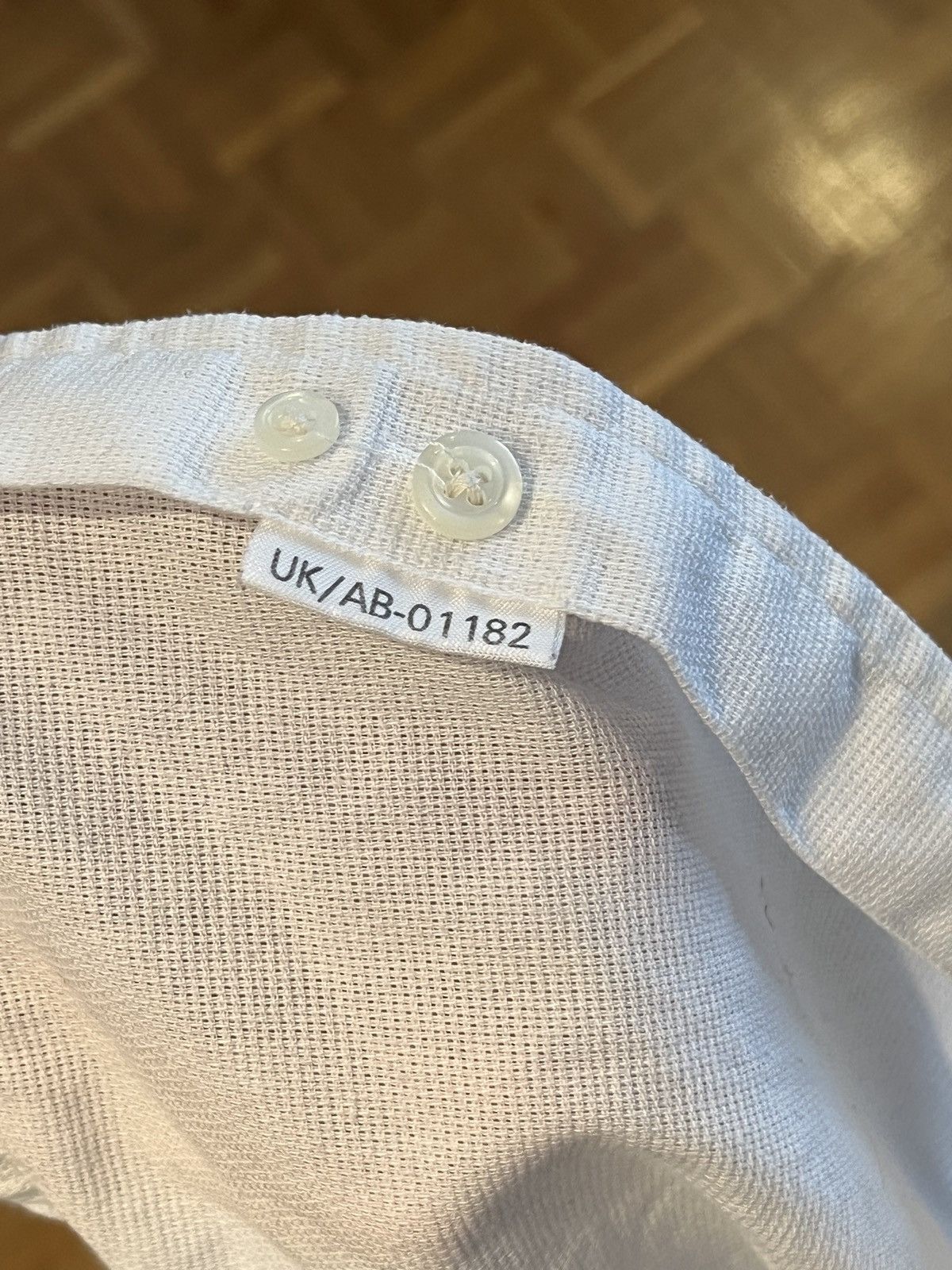 Yves Saint Laurent Yves Saint Laurent White Cotton Buttonup Shirt Size US XXL / EU 58 / 5 - 4 Thumbnail