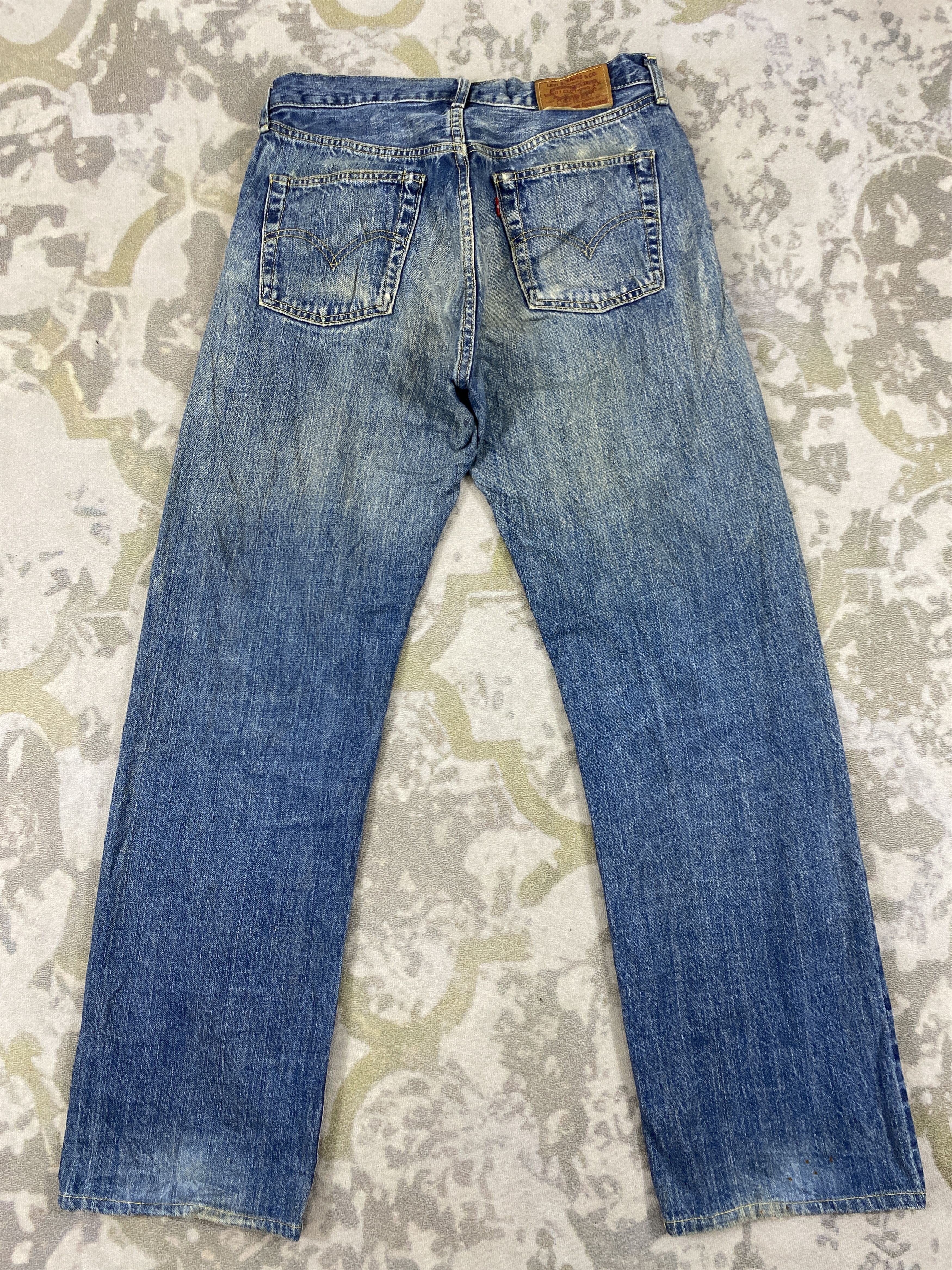Le Grande Bleu (L.G.B.) Redline Vintage Levi's 503B Big E Jeans 30x30 Denim- JN3836 Size US 30 / EU 46 - 2 Thumbnail