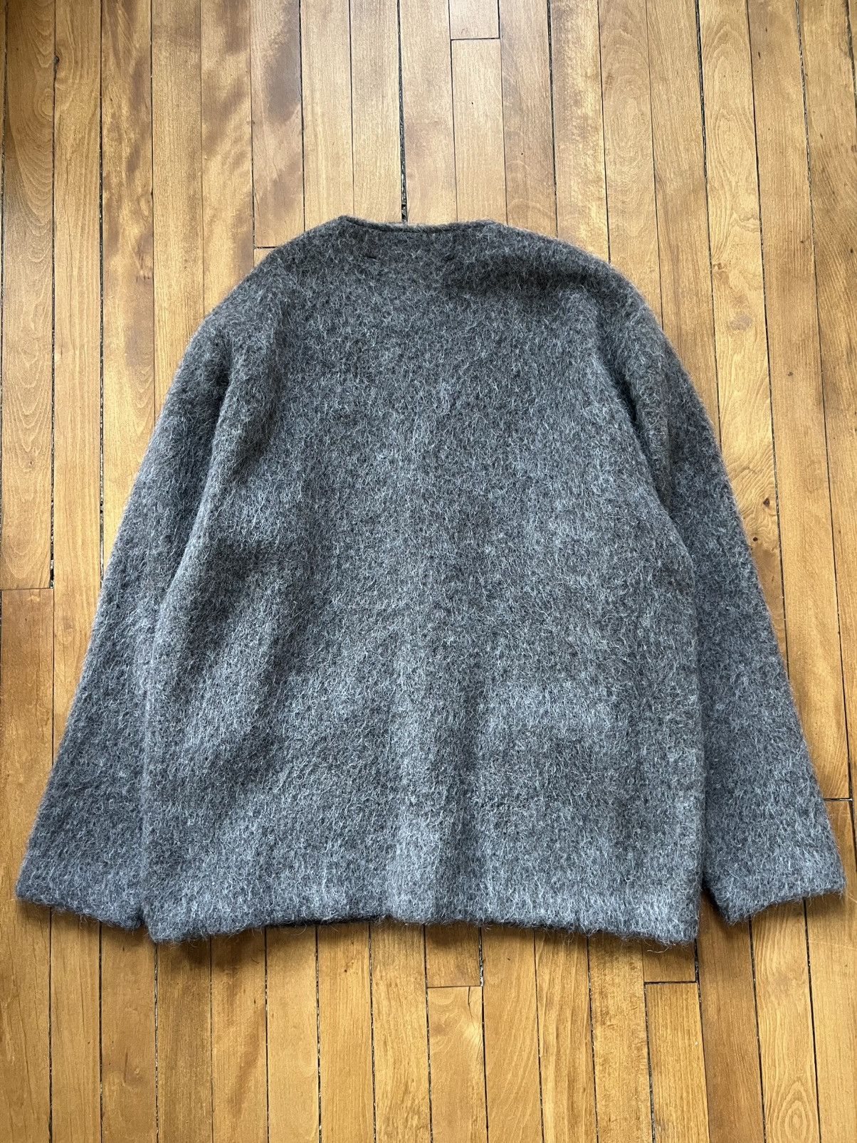 Our Legacy Our Legacy Cardigan Mole Grey Mohair Size US M / EU 48-50 / 2 - 6 Thumbnail
