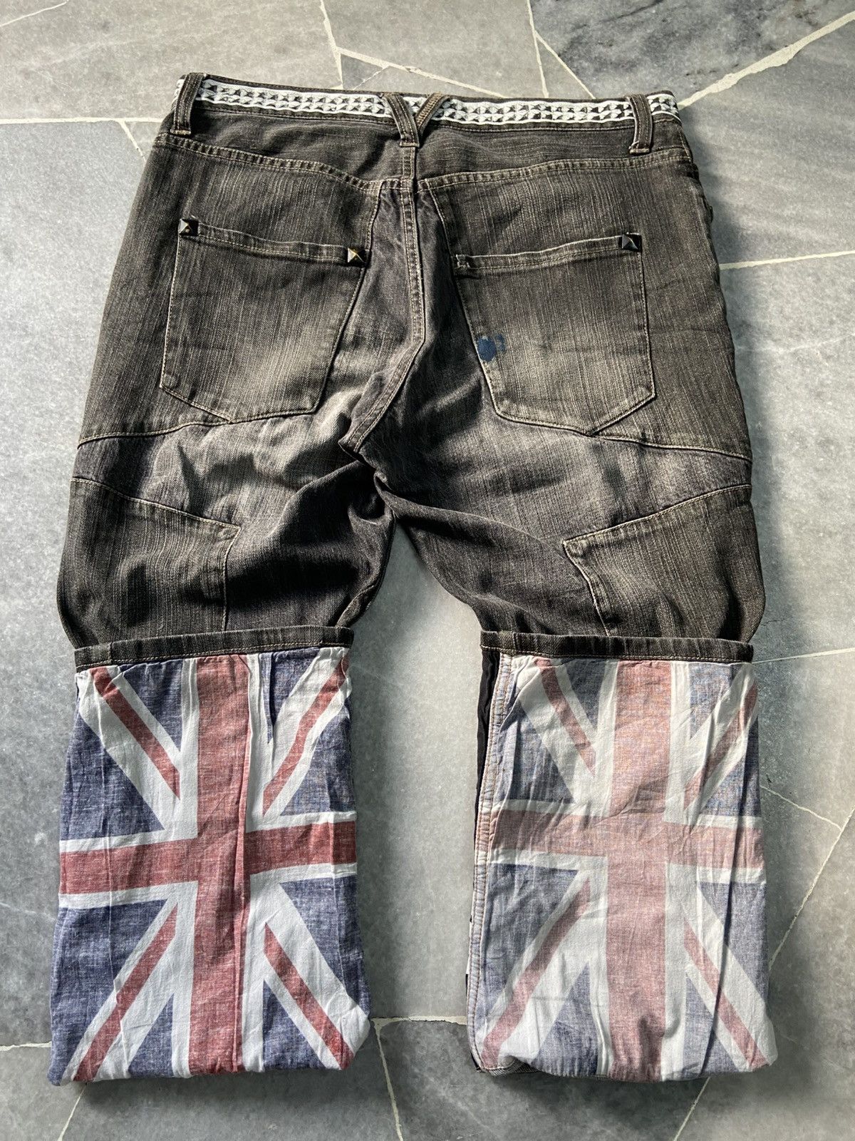 PPFM PPFM Jeans Punk Jeans Art design Pants Size US 33 - 3 Thumbnail