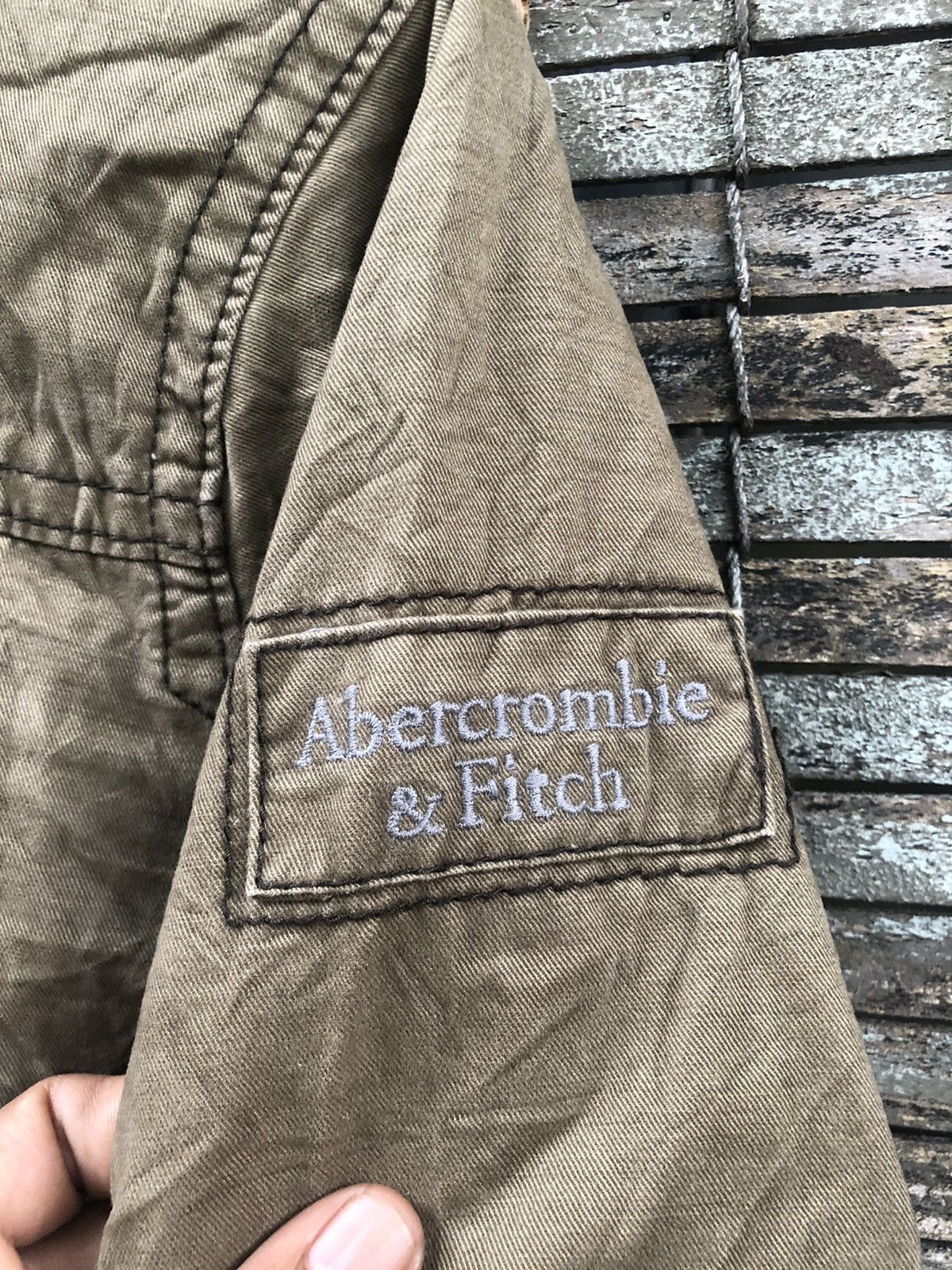 Abercrombie & Fitch Vintage Abercrombie & Fitch Harrison Army Fullzipper Jacket Size US S / EU 44-46 / 1 - 7 Thumbnail