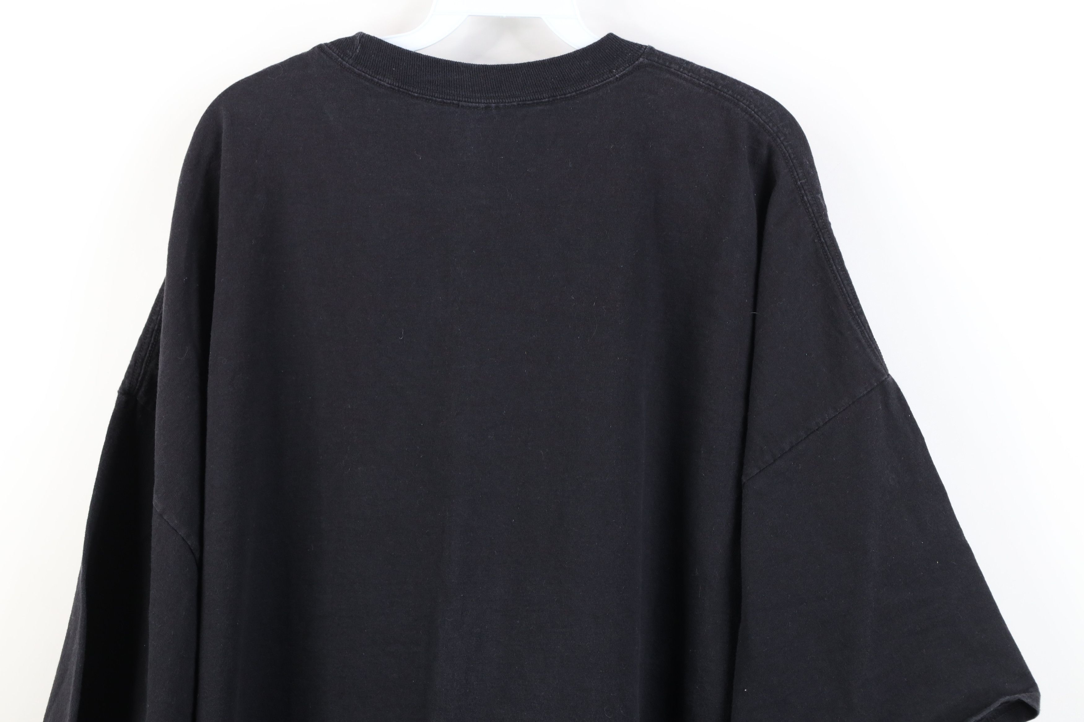 Vintage Vintage 90s Y2K Streetwear Short Sleeve T-Shirt Black Cotton Size US XXL / EU 58 / 5 - 13 Thumbnail