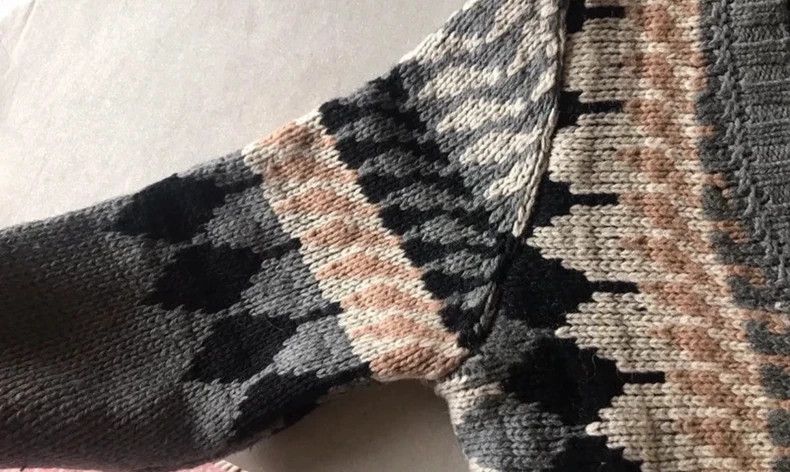 Dries Van Noten driesvan noten Pure wool sweater with pattern 2503-Nextarr Size US L / EU 52-54 / 3 - 6 Thumbnail
