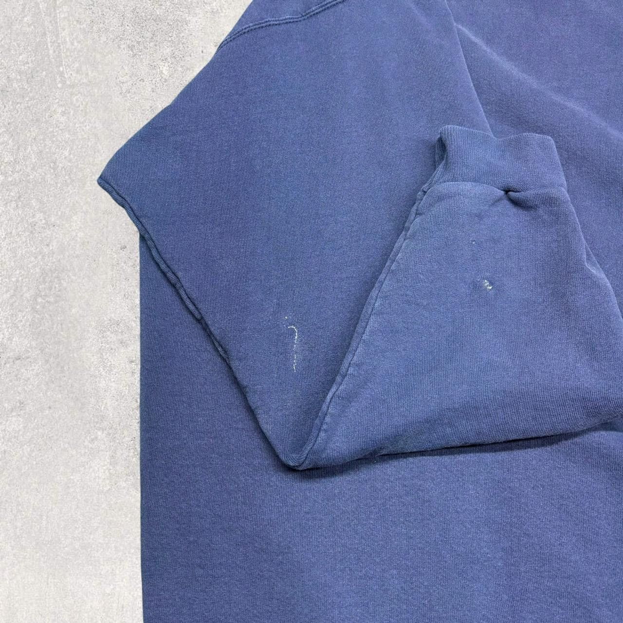 Nike × Vintage 1990s Vintage Nike Navy Blue Sweatshirt Size US XL / EU 56 / 4 - 4 Thumbnail