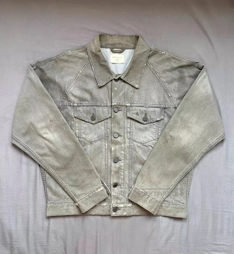 Fear of God Fear of God x Union Raglan Denim Jacket. Size US S / EU 44-46 / 1 - 1 Thumbnail