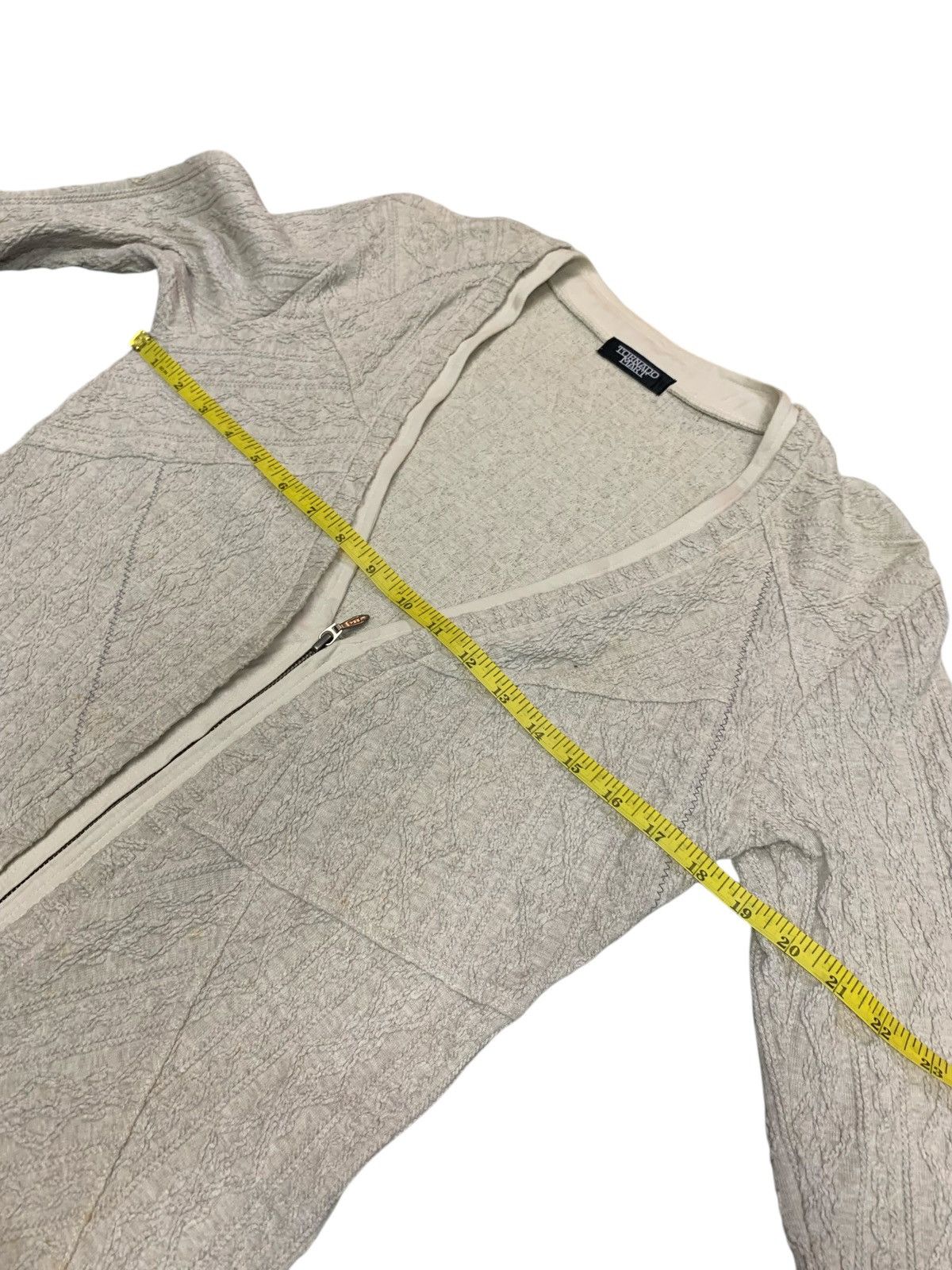 Designer × Japanese Brand × Tornado Mart Rare Tornado Mart Cardigan Zipper Down Size M / US 6-8 / IT 42-44 - 10 Thumbnail