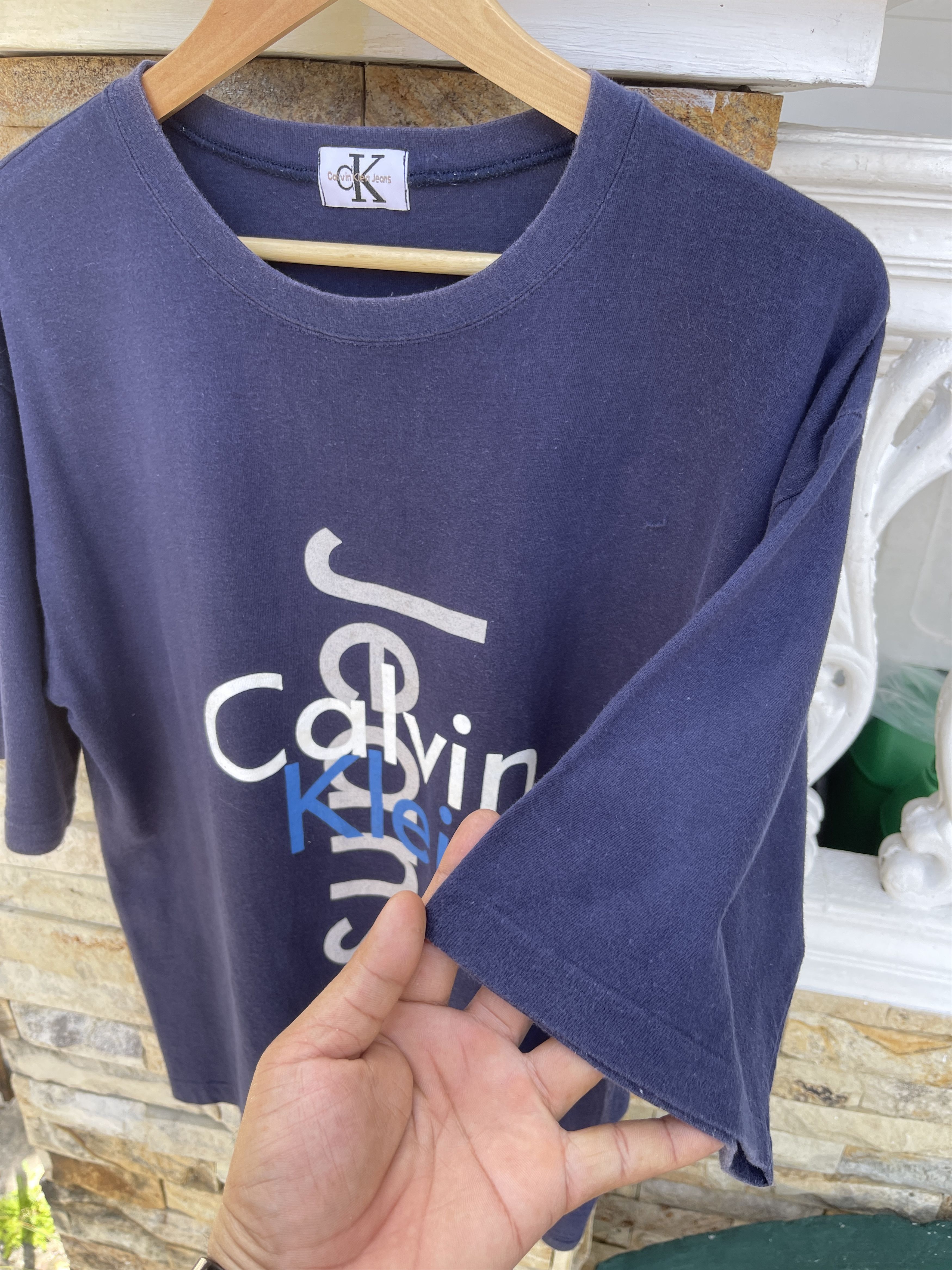 Calvin Klein Rare🔥Vintage 90s Calvin Klein CKJ T-Shirt Size US L / EU 52-54 / 3 - 5 Thumbnail