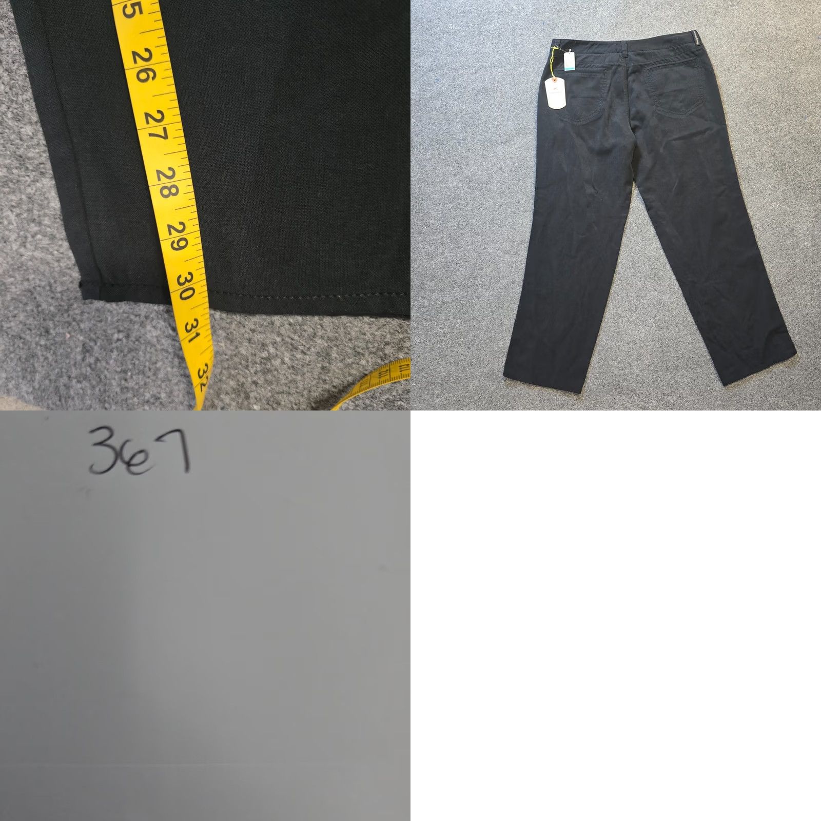 Tommy Bahama Tommy Bahama Pants Mens Size 35x32 Black Tencel Straight Leg Capsule Minimal Size US 35 - 8 Thumbnail