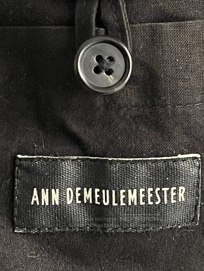 Ann Demeulemeester Ann Demeulemeester Wool Collar Zip Jacket. Size US XXS / EU 40 - 8 Thumbnail