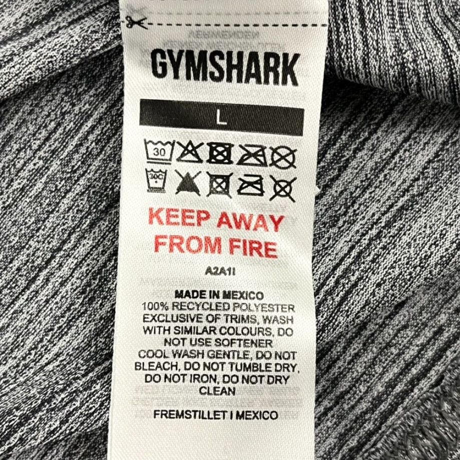 Gymshark GYMSHARK Shirt Mens Large Gray Athletic Workout Gym Training Short Sleeve Lift Size US L / EU 52-54 / 3 - 6 Thumbnail