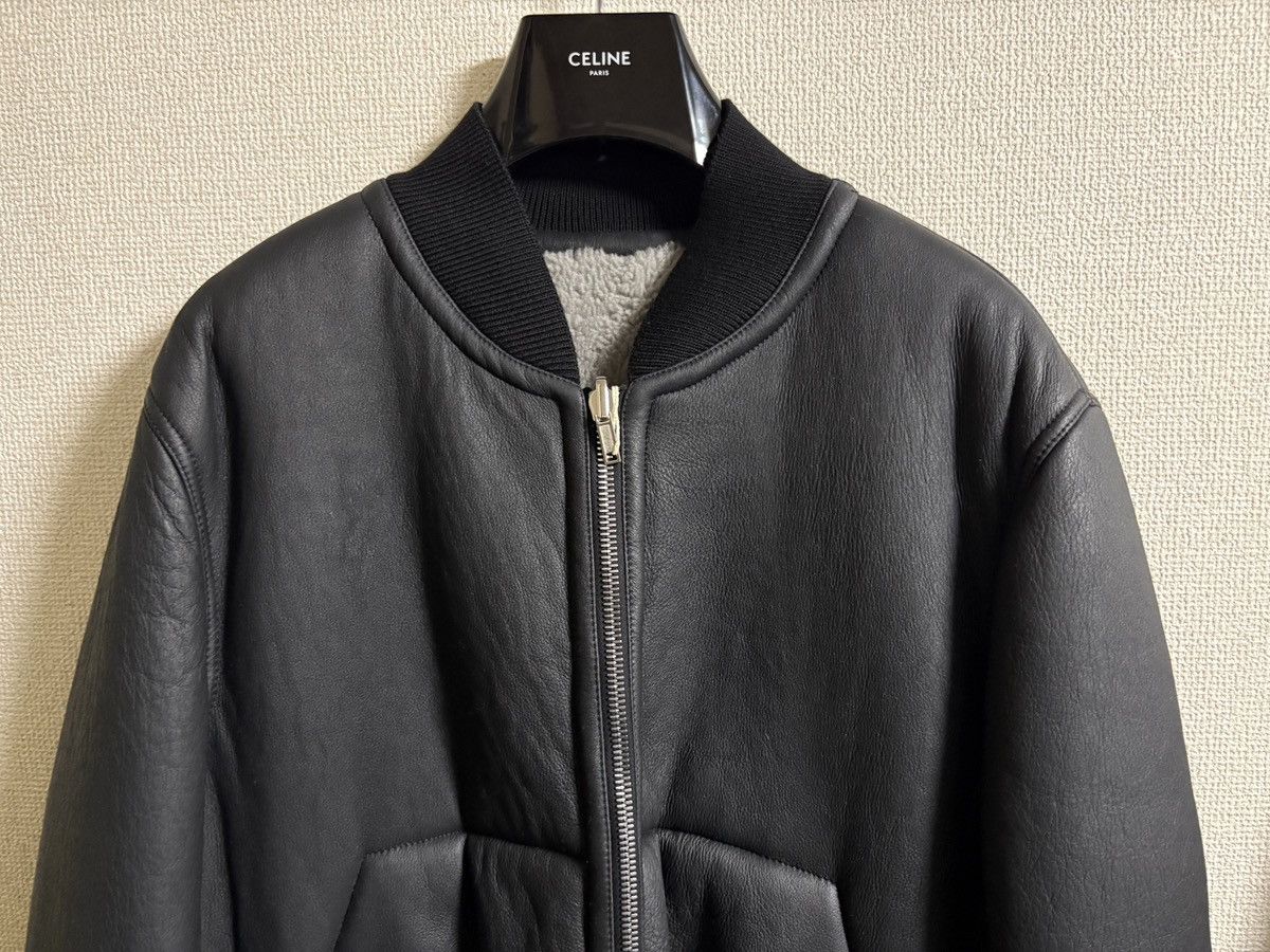 Rick Owens rick owens shearling bomber flight leather jacket Size US L / EU 52-54 / 3 - 5 Thumbnail