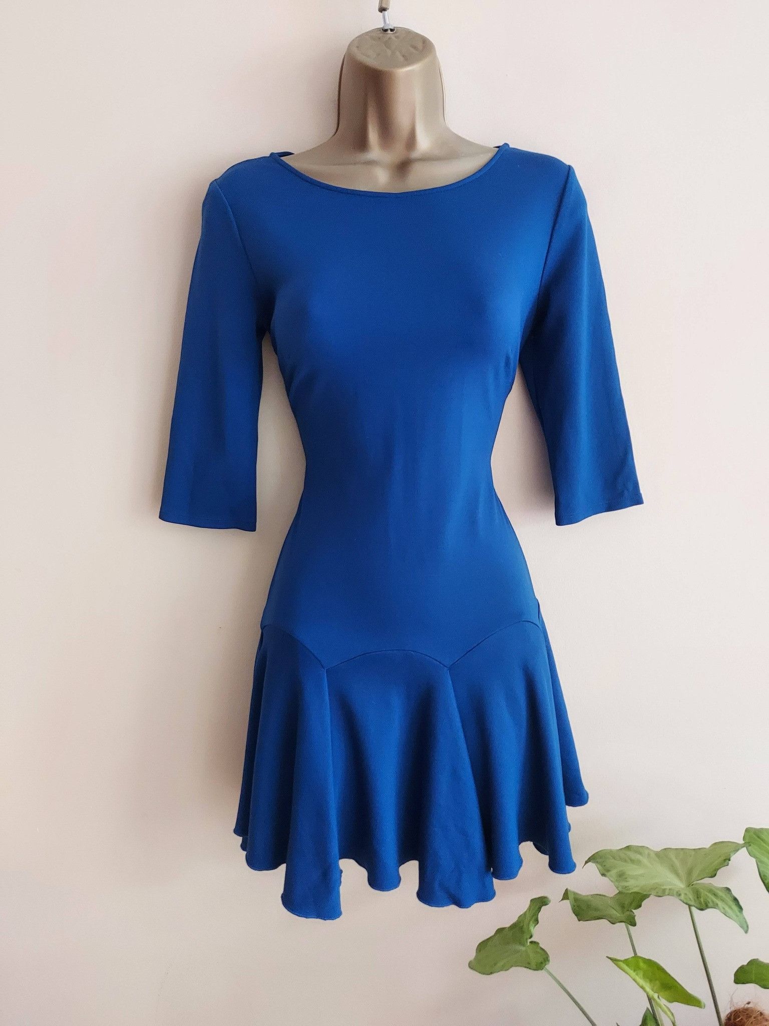Halston Heritage HALSTON HERITAGE Cobalt blue dress XS Size XS / US 0-2 / IT 36-38 - 2 Thumbnail