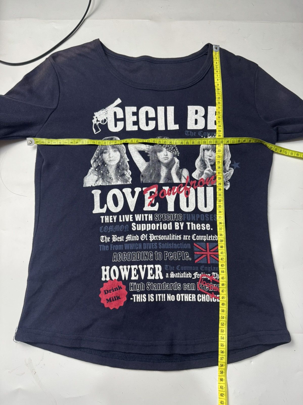 If Six Was Nine × Japanese Brand × Le Grande Bleu (L.G.B.) Japanese Cecil Be Gun England Long Sleeve Size US S / EU 44-46 / 1 - 7 Thumbnail