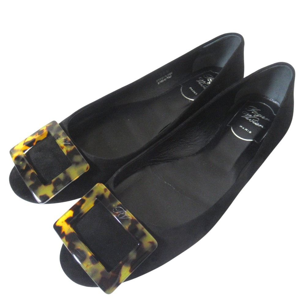Roger Vivier Roger Vivier Roger Vivier Suede Flats Leather Shoes DUTY FREE for USA Size ONE SIZE - 1 Thumbnail