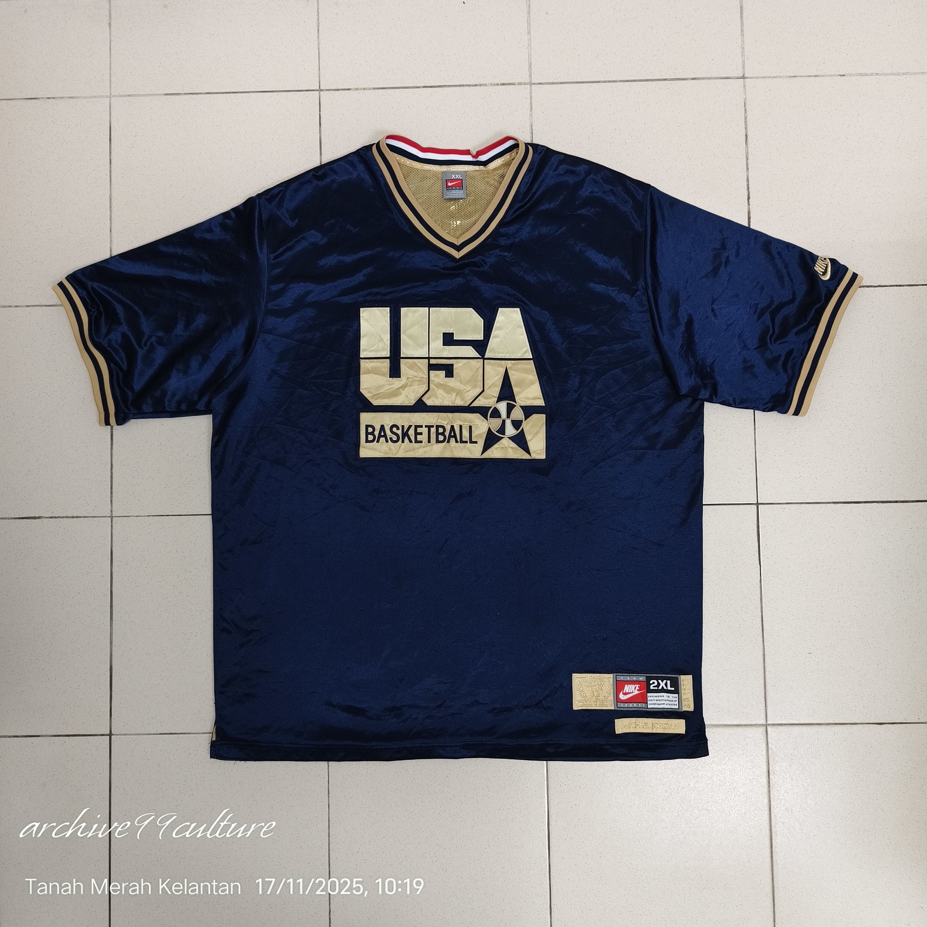 Nike Nike Michael Jordan USA basketball dream Team warm up jersey Size US XXL / EU 58 / 5 - 20 Thumbnail