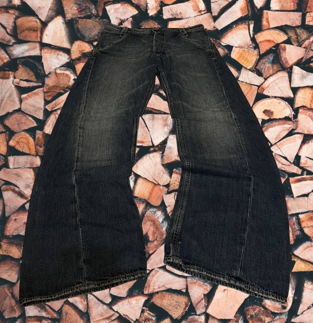 Japanese Brand × Vintage IfSixWasNine japanese Y2K Kapital style baggy jeans Size US 33 - 1 Thumbnail