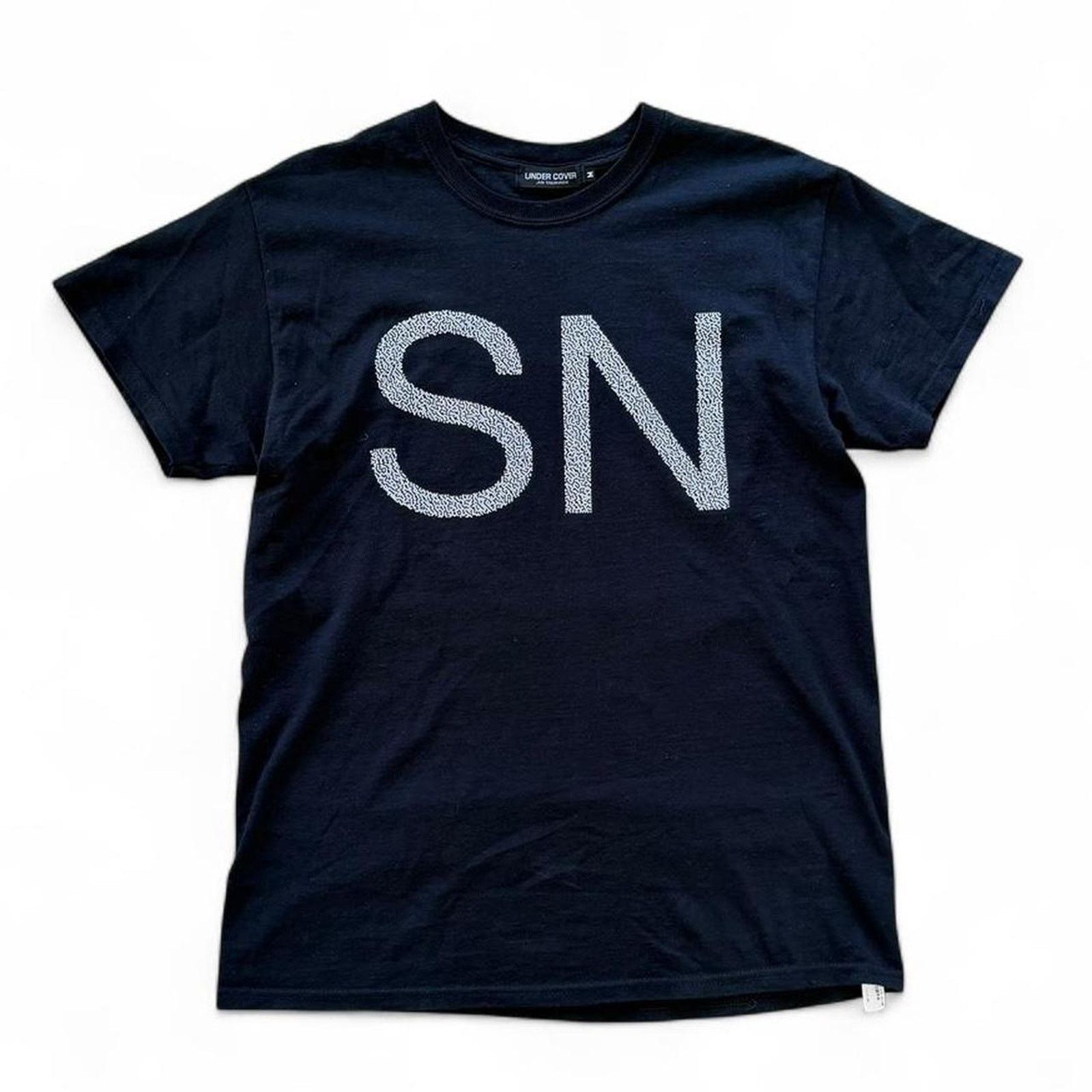UNDERCOVER Mosaic 'SN' Print T shirt Black 2020A/W