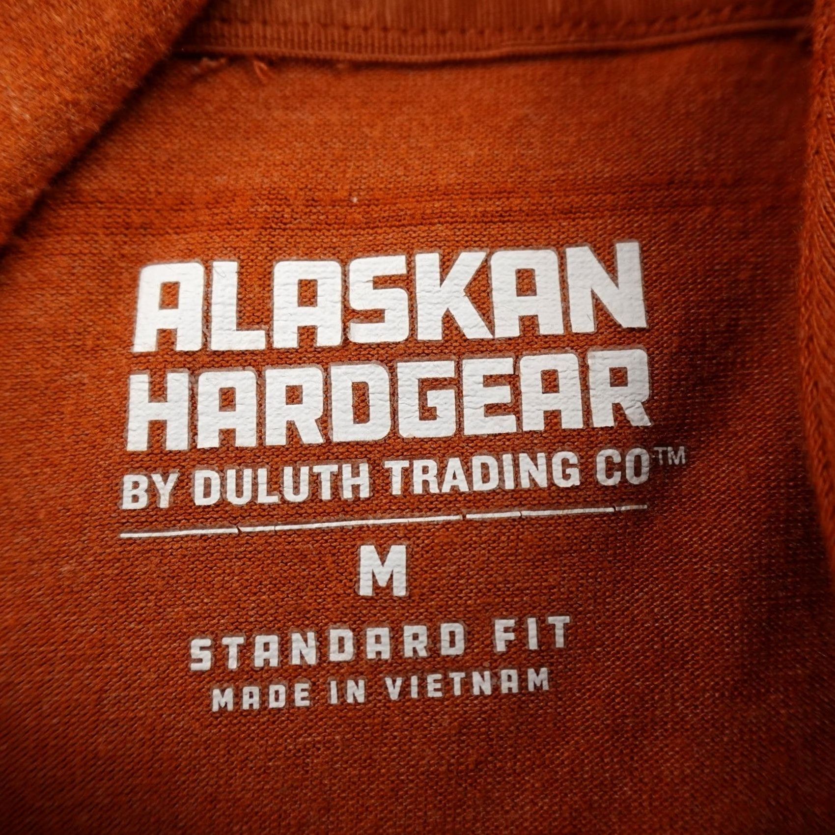 Vintage Alaskan Hardgear Hoodie Mens M Orange Lightweight Pullover Bamboo Shirt? Size US M / EU 48-50 / 2 - 4 Thumbnail