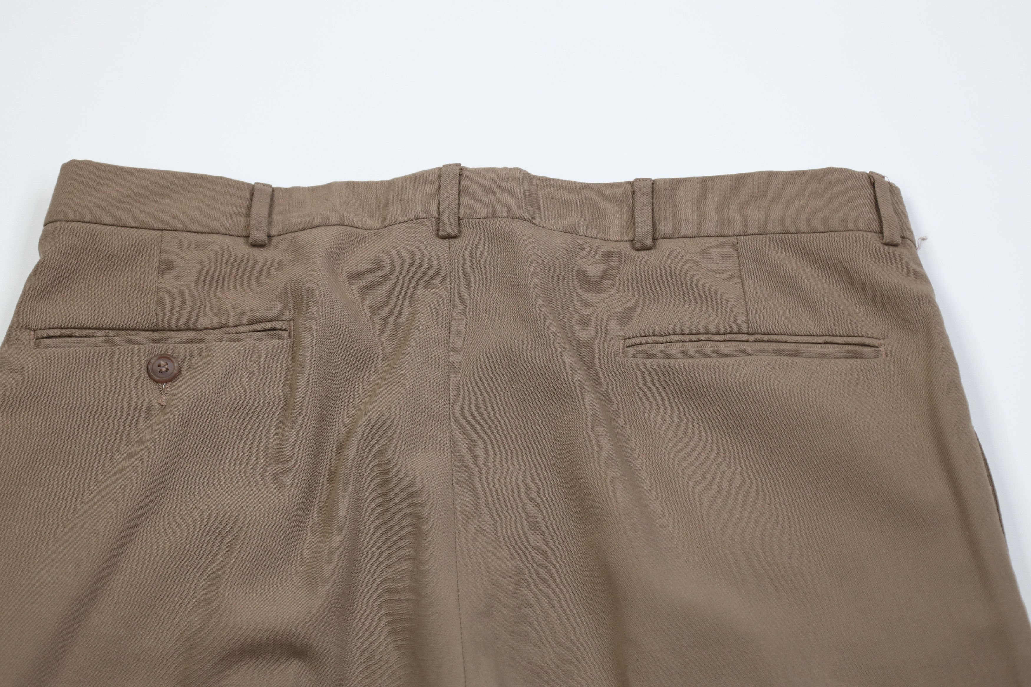 Vintage Vintage 90s Streetwear Wool Blend Knit Wide Leg Chino Pants Size US 36 / EU 52 - 11 Thumbnail