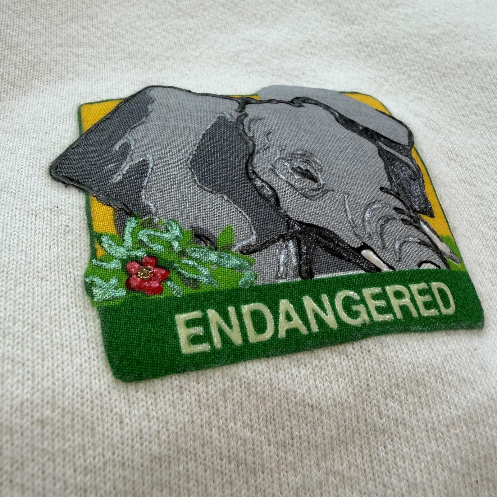 Other Vintage 90s Earth Day Environmentalist Sweatshirt Eco Patch Size US M / EU 48-50 / 2 - 9 Thumbnail