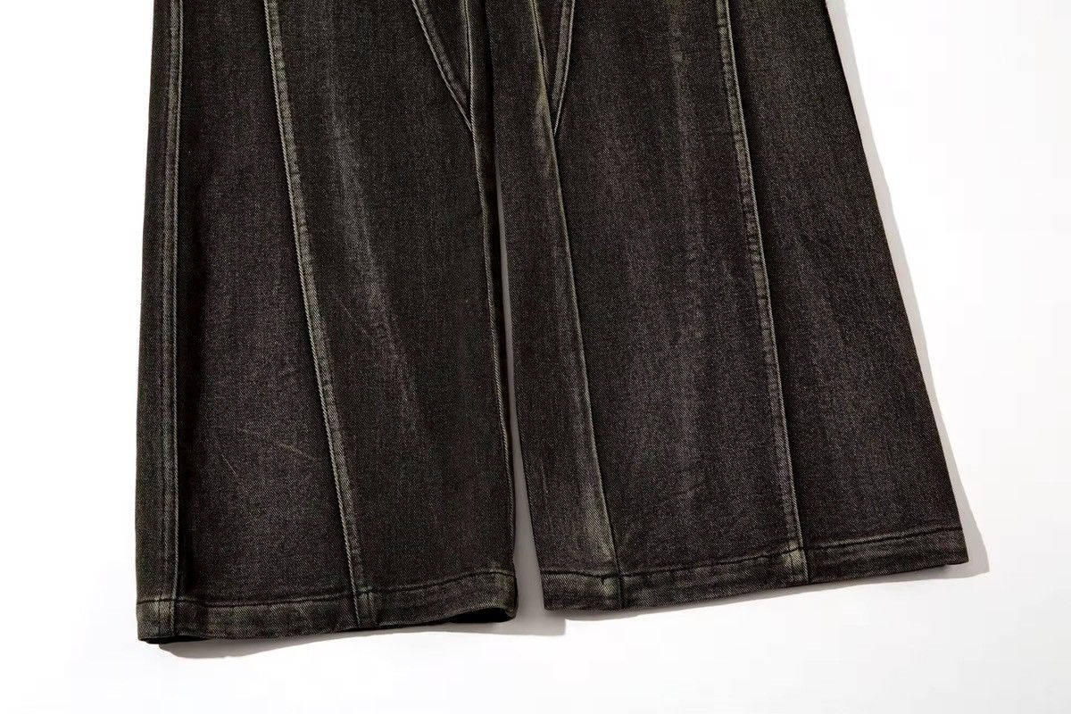 Designer × Vintage Streetwear Design Washed Loose Spliced Jeans Pants Size US 32 / EU 48 - 6 Thumbnail