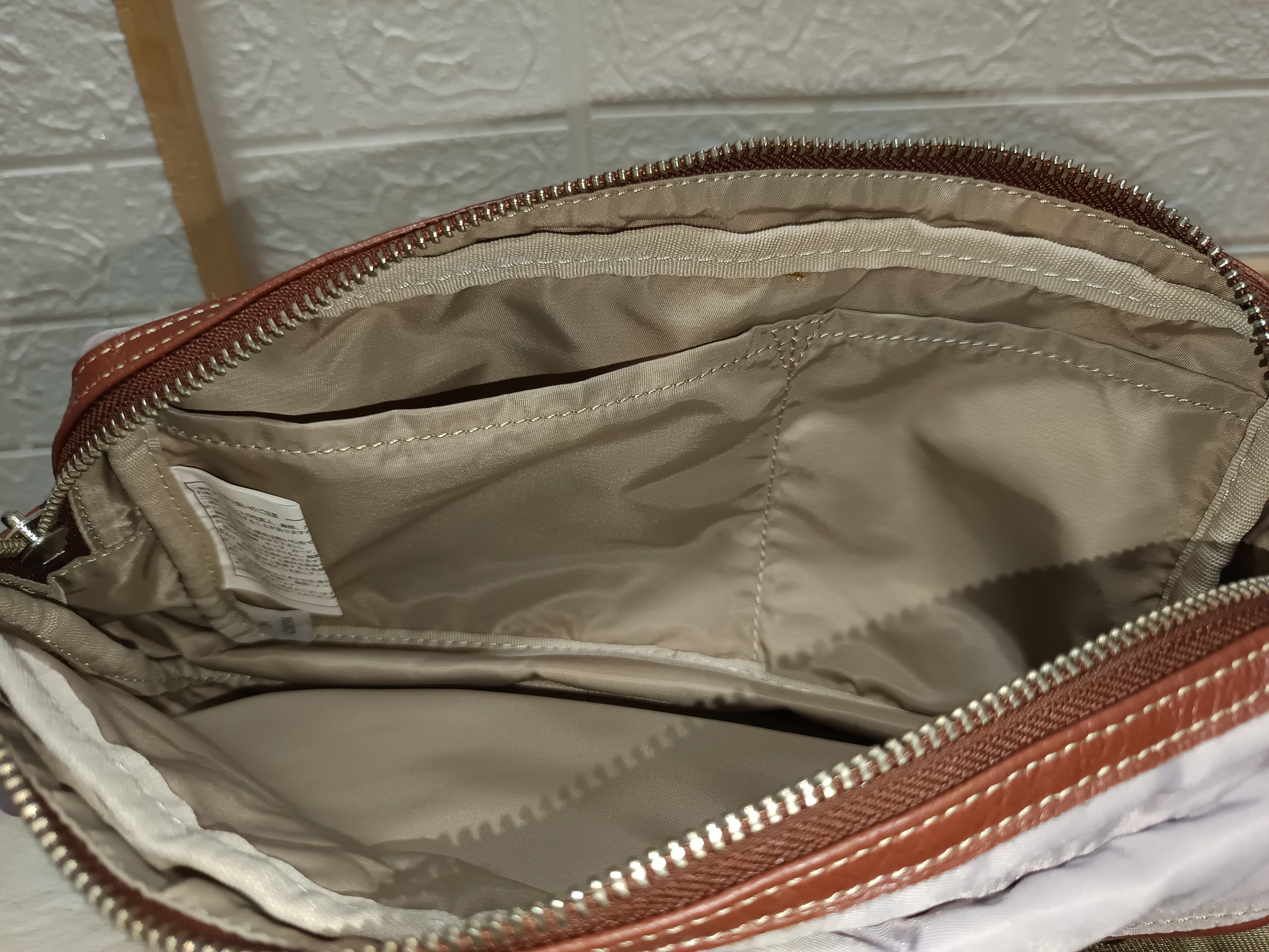 Y's × Yohji Yamamoto Waist bag leather trim Size ONE SIZE - 4 Thumbnail