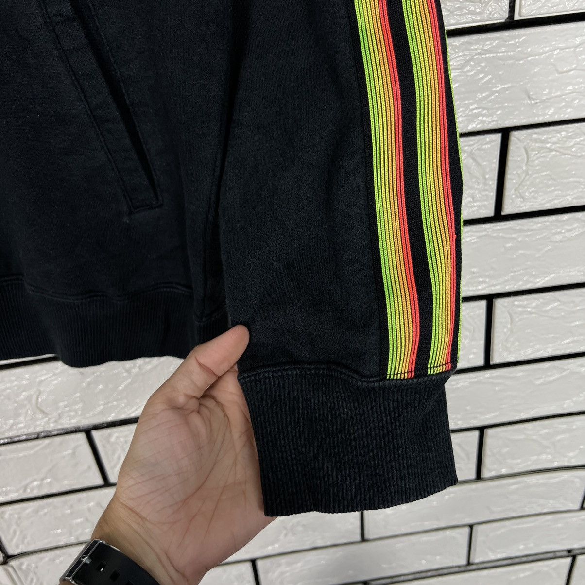 Adidas Y2k Vintage ADIDAS Embroidery Logo Zipper Hoodies #4046-C184 Size US L / EU 52-54 / 3 - 8 Thumbnail