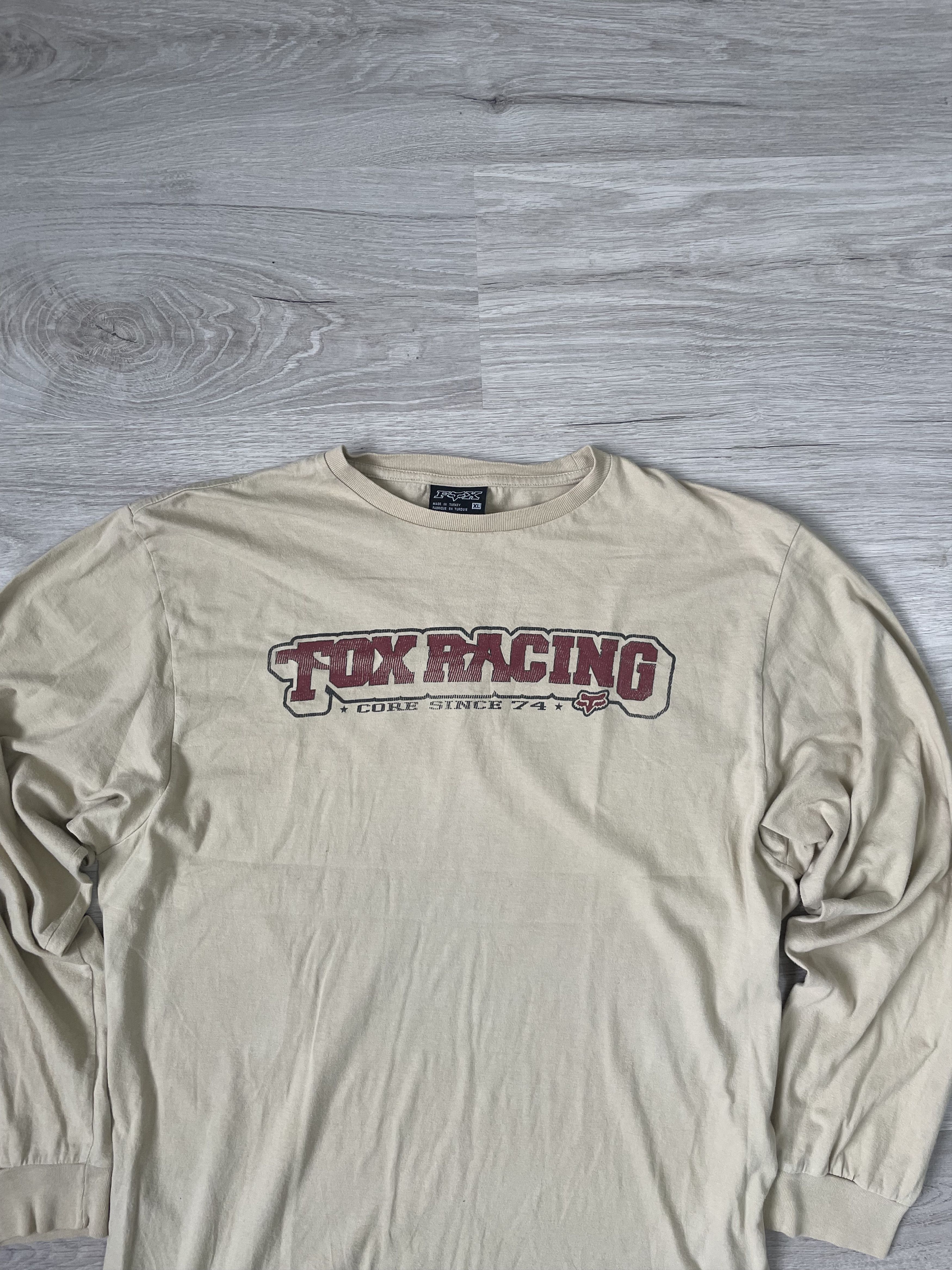 Fox Racing × Vintage MENS LONG SLEEVE FOX RACING Size US XL / EU 56 / 4 - 4 Thumbnail