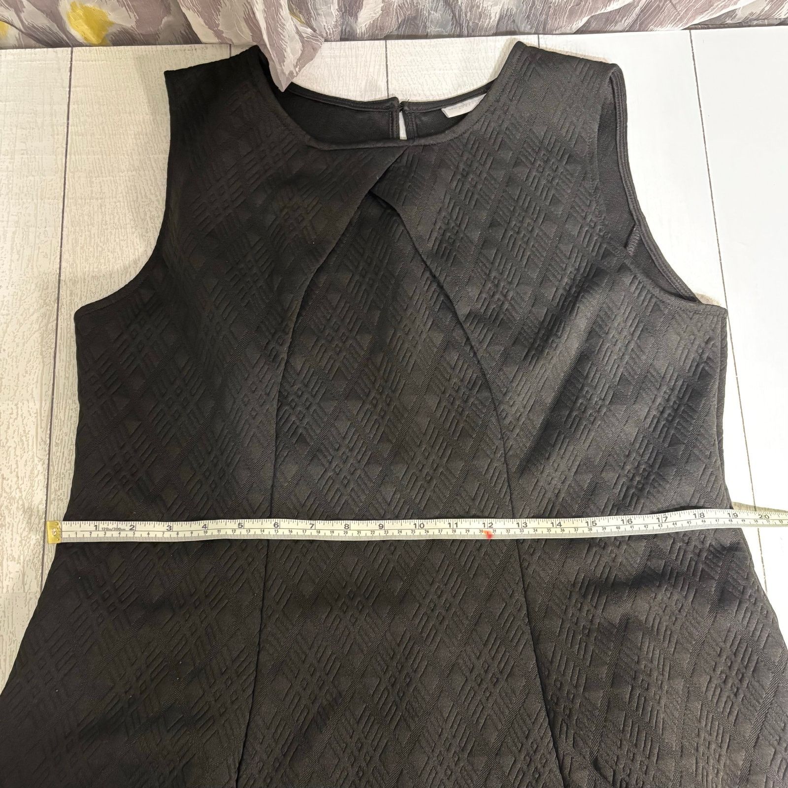 Other New York & Company Black A Line Sleeveless Dress XL Stretch Size XL / US 12-14 / IT 48-50 - 7 Thumbnail