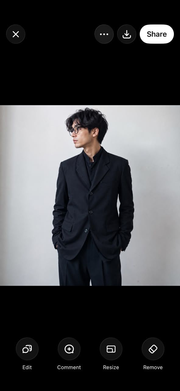 Yohji Yamamoto AW2007 Yohji Yamamoto A.A.R Stand Collar Wool Blazer #A Size US M / EU 48-50 / 2 - 16 Thumbnail