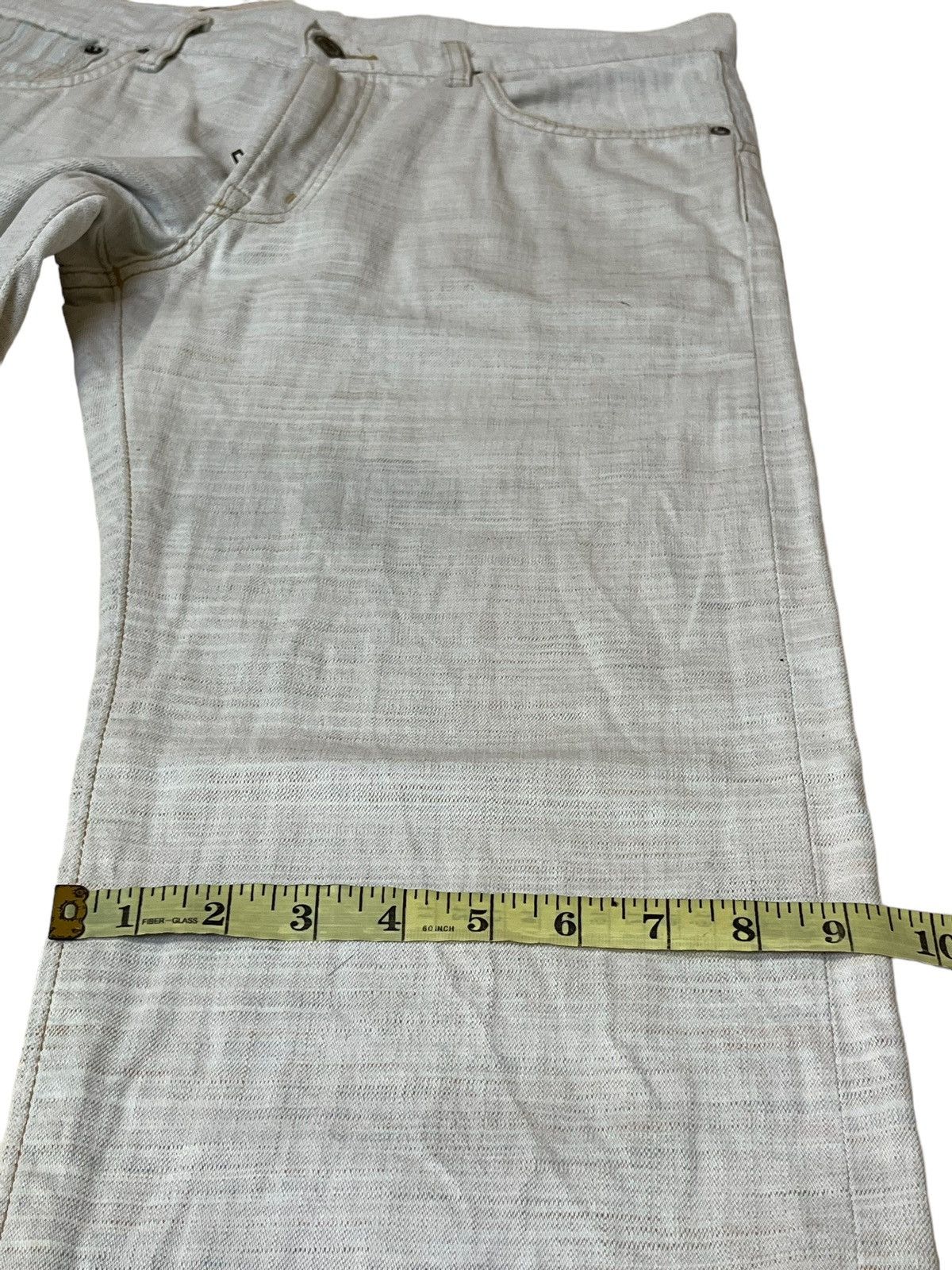 Edwin SICK 90s VINTAGE EDWIN GRAND BLUE SELVAGE 13oz DENIM Size US 33 - 18 Thumbnail