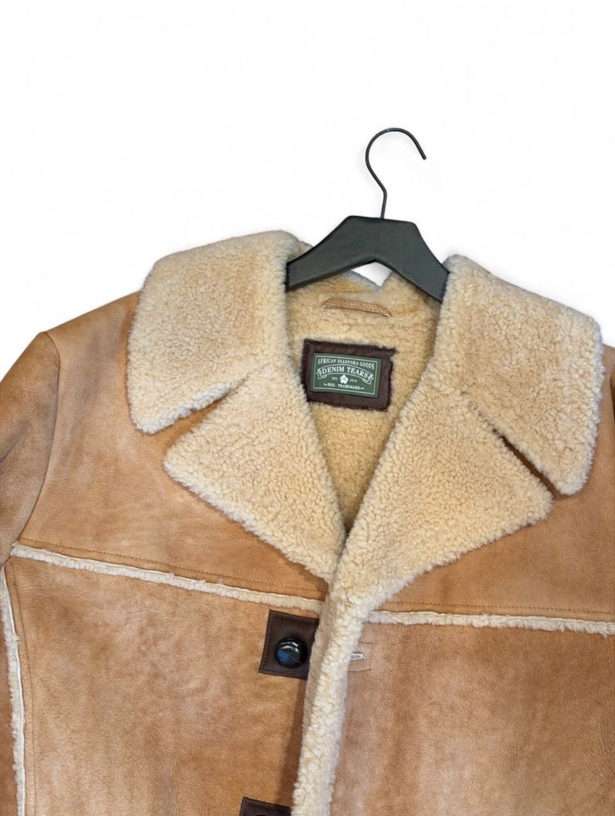 DENIM TEARS Denim Tears Winter Recess NYC Shearling Jacket Size US XL / EU 56 / 4 - 10 Thumbnail