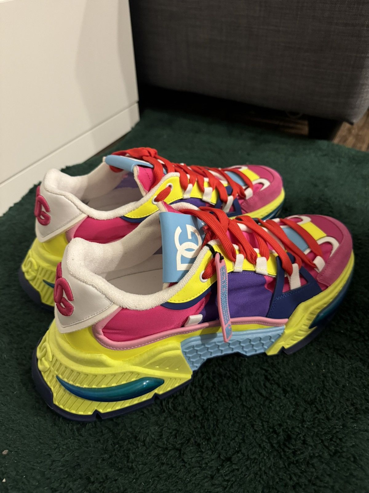 Dolce & Gabbana Dolce & Gabbana multicolour sneakers Size US 8.5 / EU 41-42 - 6 Thumbnail