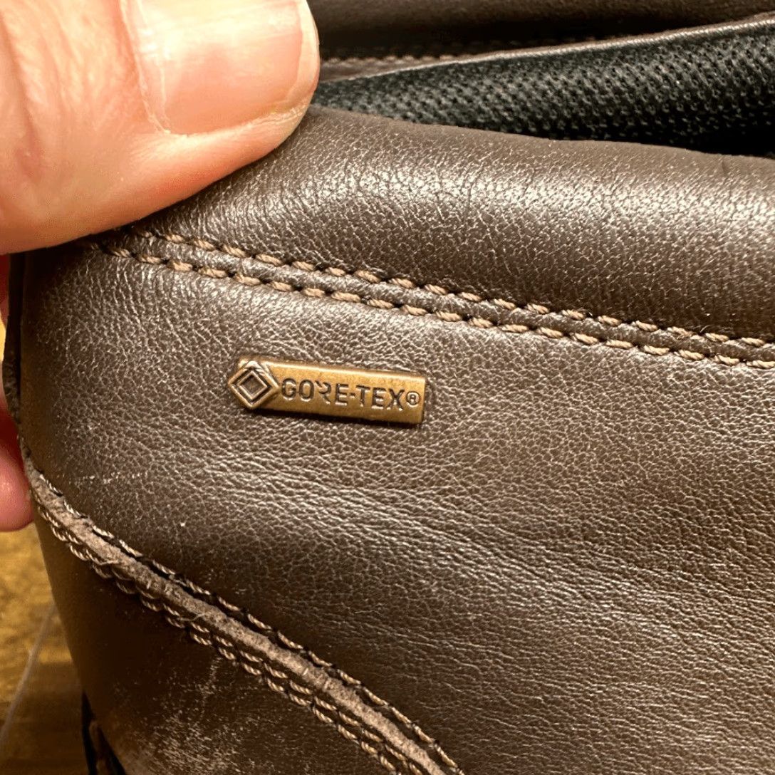 Ecco ECCO Turn GTX Gore-Tex Lace-Up Brown Chukka Boots Size 44EU 11US Mens Leather Brown Shoes Scuffs at Back Ankles Size US 11 / EU 44 - 3 Thumbnail