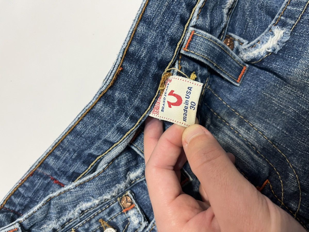 True Religion Vintage Rare True Religion Flared Jeans Size 30" / US 8 / IT 44 - 5 Thumbnail