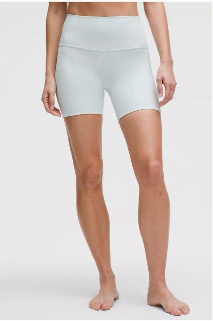 Lululemon lululemon Align™ High-Rise Short 6" mint breeze size 4 NWT Size 27" / US 4 / IT 40 - 1 Thumbnail