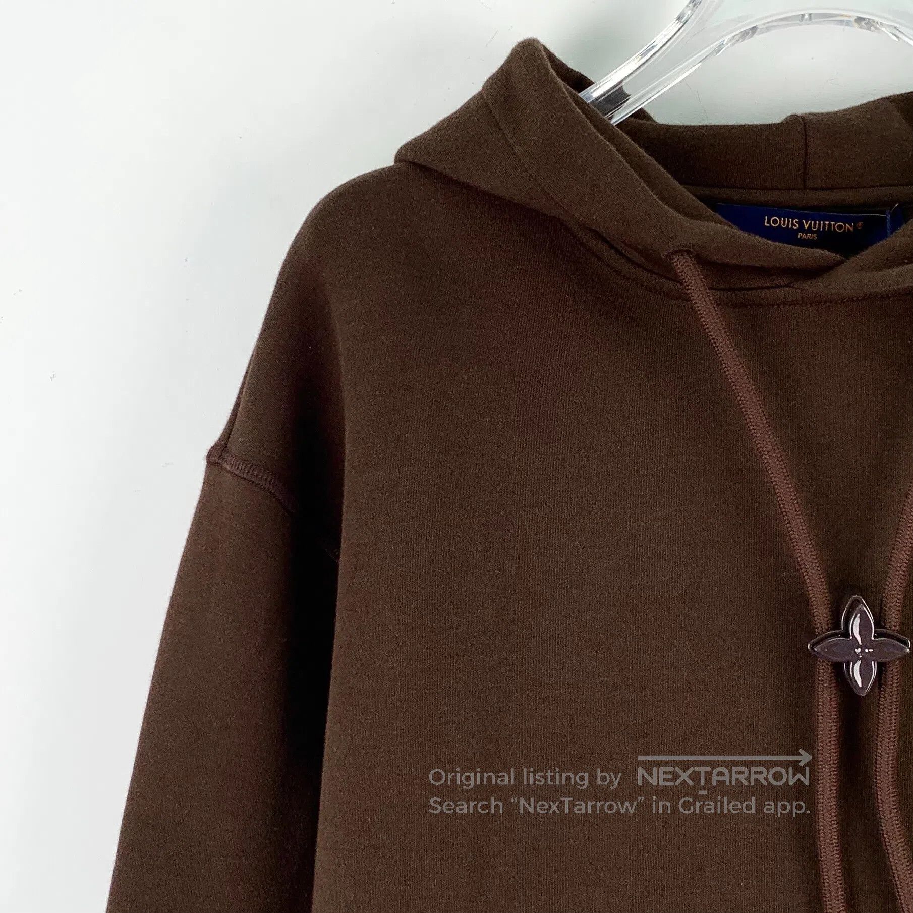 Louis Vuitton Louis Vuitton Caramel logo hooded long-sleeve sweatshirt| Size US XS / EU 42 / 0 - 3 Thumbnail