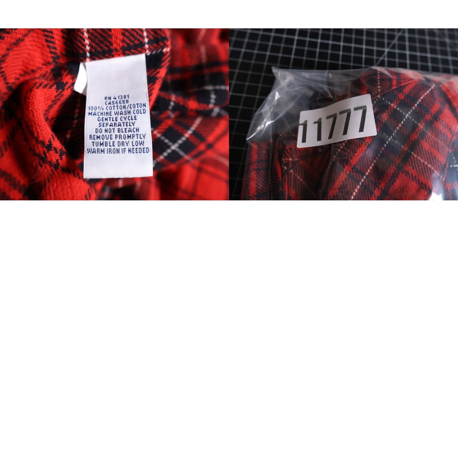 Polo Ralph Lauren Polo Ralph Lauren Shirt Mens Large Red Black Plaid Flannel Snap Western Style Slim Fit Button-Up Casual Workwear Size US L / EU 52-54 / 3 - 9 Thumbnail