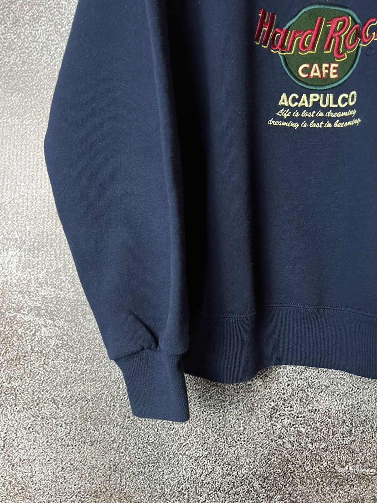 Hard Rock Cafe × Vintage 80/90s Hard Rock Cafe Acapulco Sweatshirt embroidered logo Size US L / EU 52-54 / 3 - 8 Thumbnail