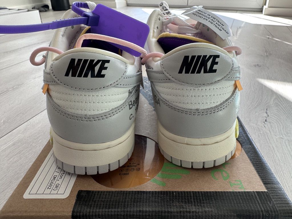 Nike × Off-White Nike x Off White Dunk low LOT 24 Size US 9 / EU 42 - 4 Thumbnail