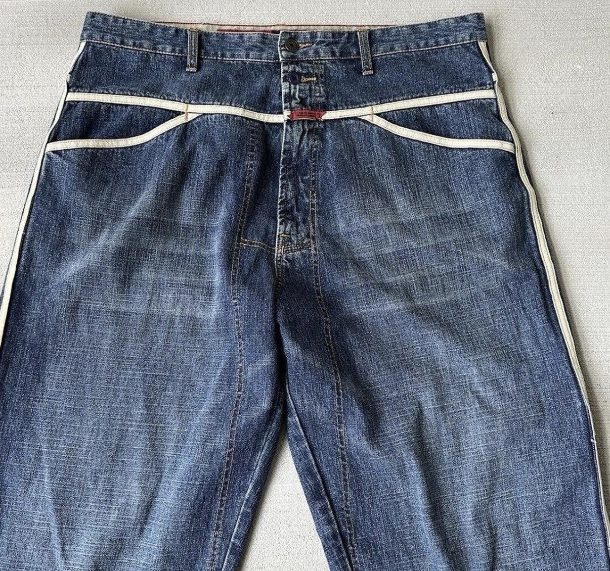 Marithe + Francois Girbaud Marithe Francois Girbaud Jeans Shuttle Tape Skater Hip Hop Size US 38 / EU 54 - 2 Thumbnail