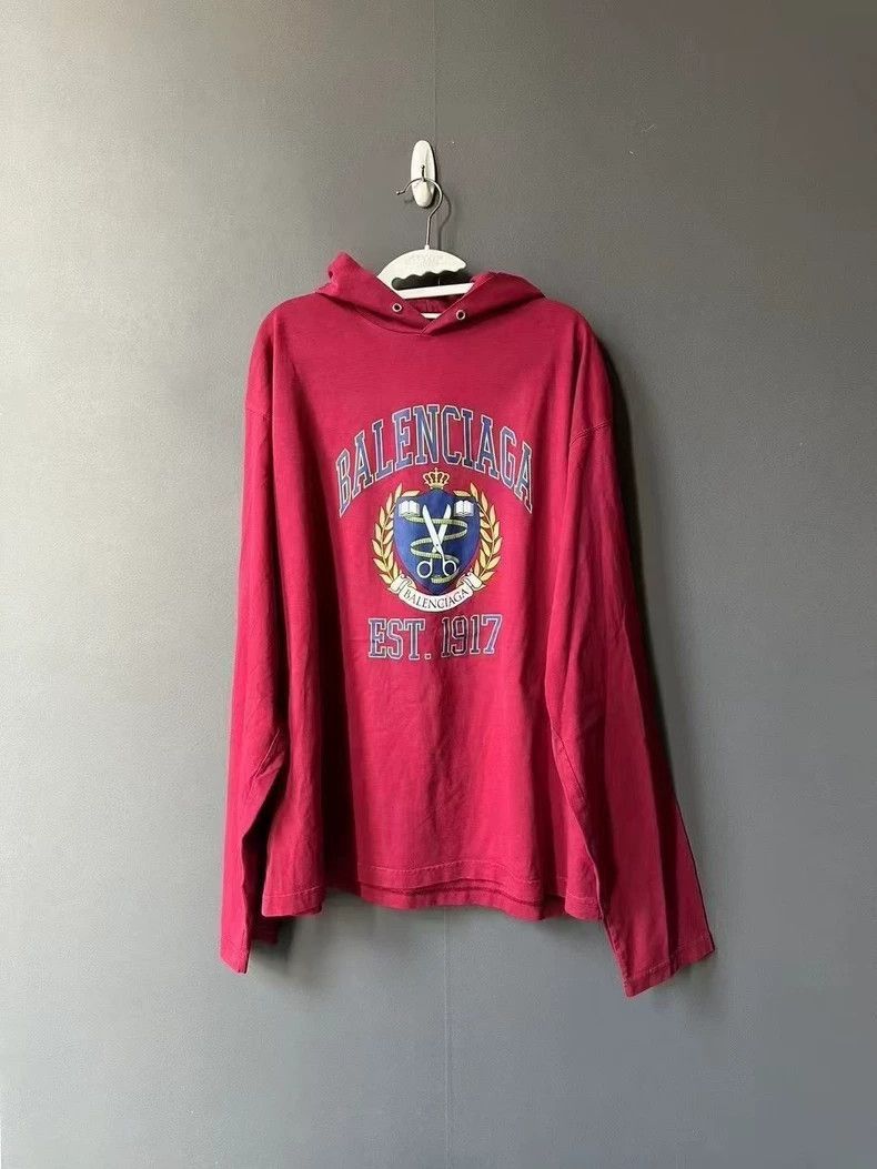 Balenciaga Balenciaga Wheat-ear hoodie -DMC Size US L / EU 52-54 / 3 - 1 Thumbnail