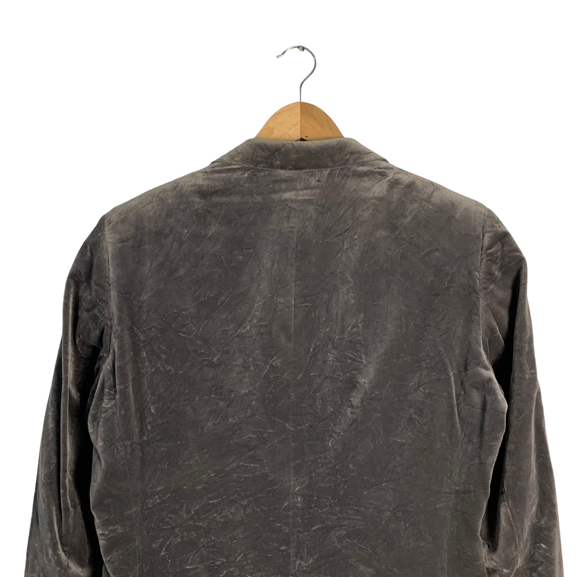 Katharine Hamnett London Katherine Hamnett London Velvet Blazer Jacket Size US L / EU 52-54 / 3 - 6 Thumbnail