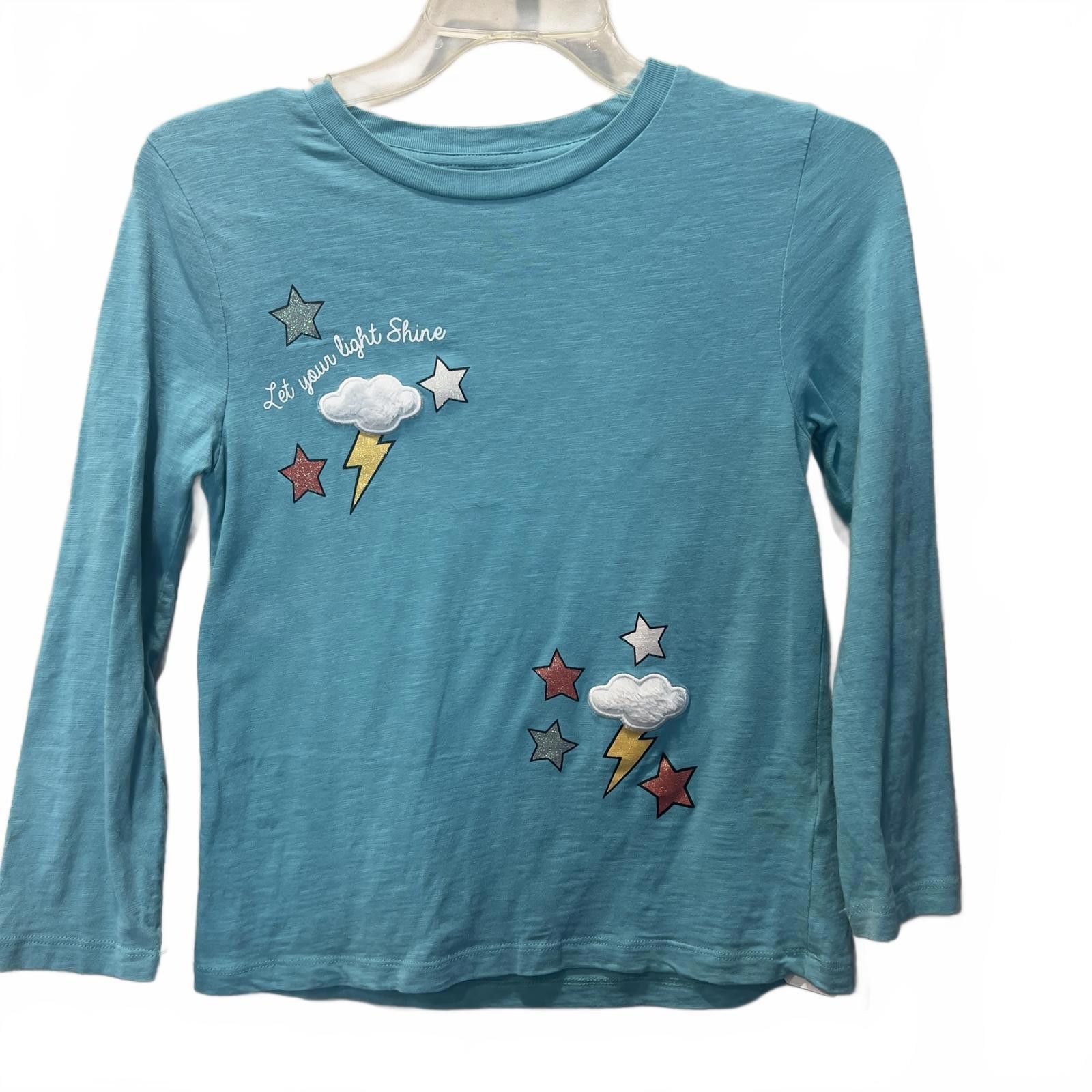 Other Just Kidding Kids' Long Sleeve Light Blue Top Size Large Size L / US 10 / IT 46 - 1 Thumbnail
