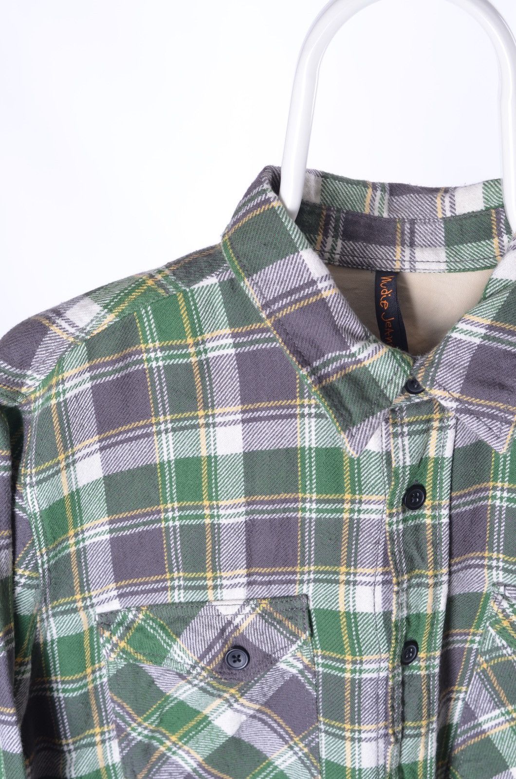 Nudie Jeans Nudie Jeans Long Sleeve Button-Up Checkered Flannel Shirt Size US M / EU 48-50 / 2 - 2 Thumbnail