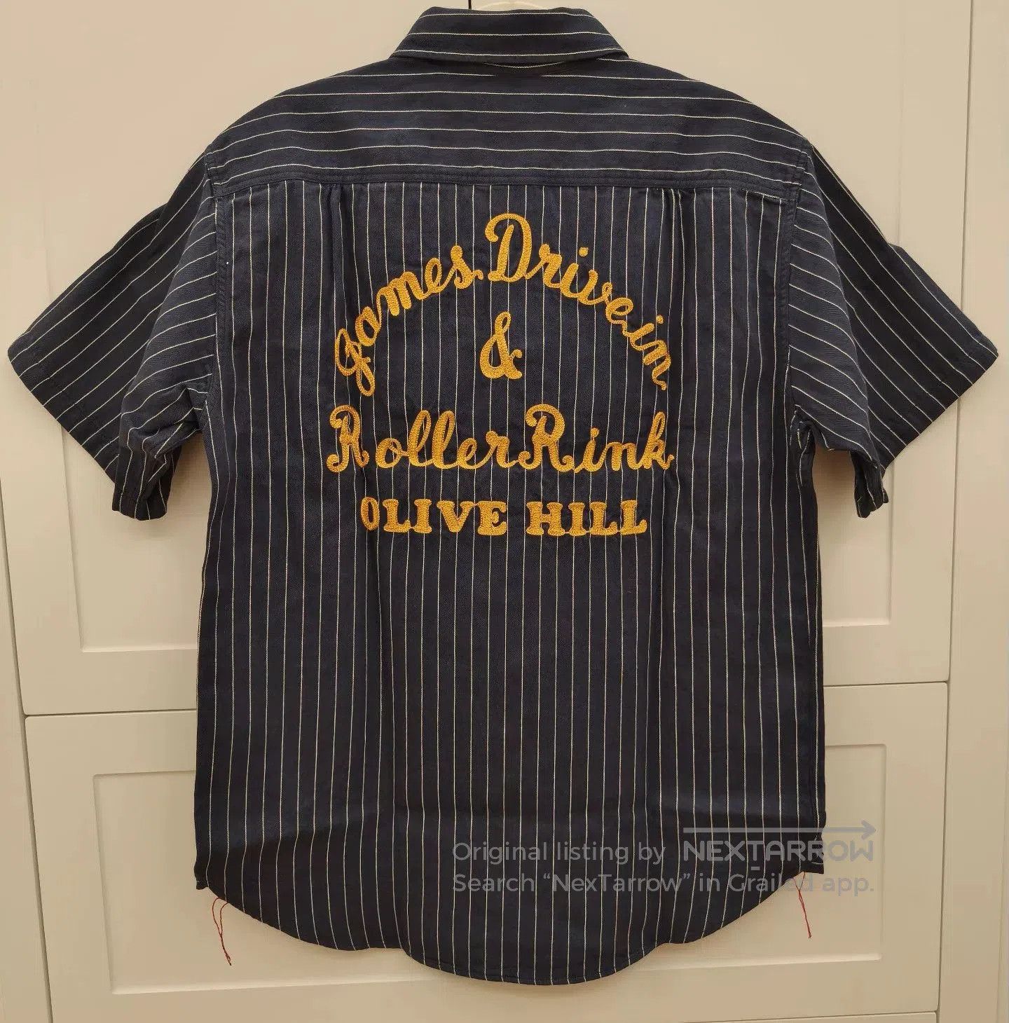 Sugar Cane Sugar Cane Retro Embroidered Striped Shirt. Size US S / EU 44-46 / 1 - 4 Thumbnail